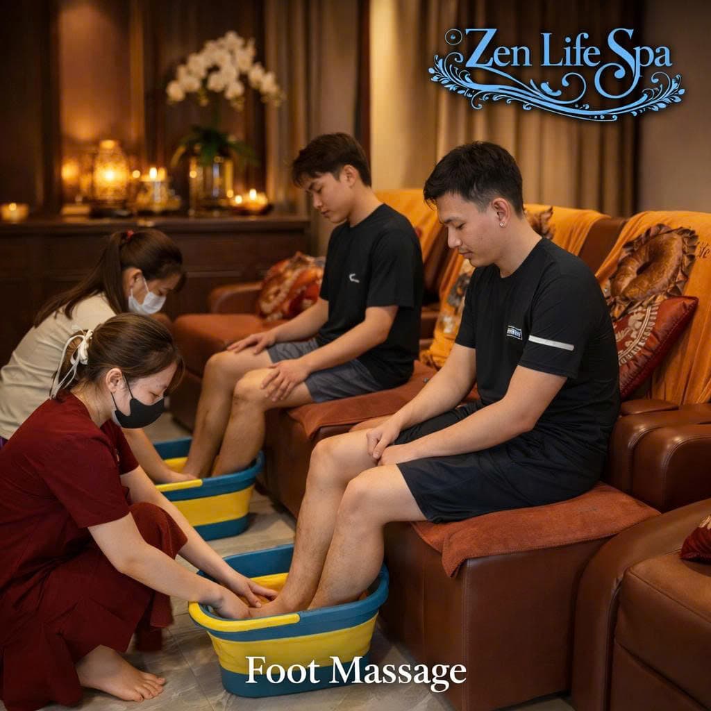 Cổ Vai Gáy + Chân Massage